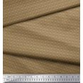 thumbnail image 2 of Soimoi Brown Heavy Canvas Fabric Geometrical Star Geometric Decor Fabric Printed Yard 58 Inch Wide, 2 of 5