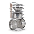 thumbnail image 4 of Melissa & Doug Stainless Steel Pots and Pans Pretend Play Kitchen Set for Kids (8 pcs), 4 of 6