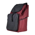 thumbnail image 1 of yuksok Sac Chariot Pliable Oxford 51x33x22cm Léger Réutilisable Accessoire Portable Imperméable pour Maison Bureau Résistant à l'Usure, Rouge Noir, 1 of 9