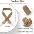 thumbnail image 1 of Baohd Sangle de Sac à Main Extensible et Résistante à l'Usure pour Sac à Bandoulière Sans Fil en Vrac Kaki, 1 of 6
