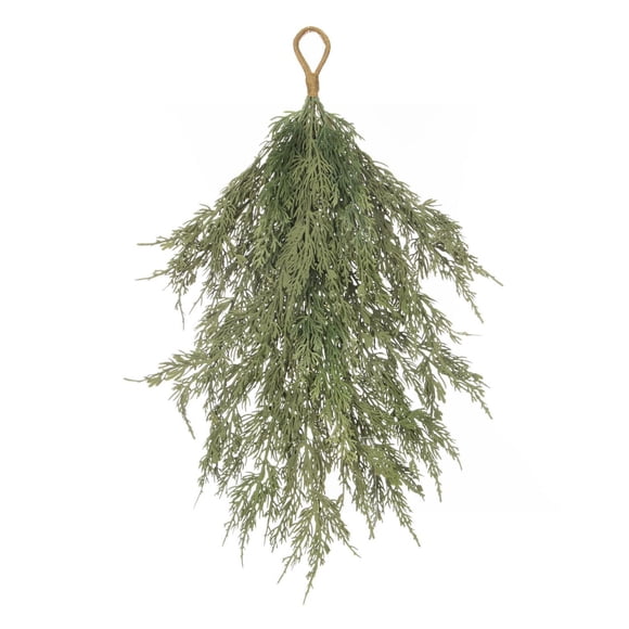 FRAÎCHE Holiday Evergreen Swag Décor, 21-in