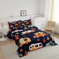 thumbnail image 3 of Erosebridal Rustic Camper Bedding Queen Comforter Set, Camping Down Comforter, Jungle Adventure Decor, Reversible 3pcs, 3 of 8