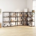 thumbnail image 1 of vidaXL 4-Layer Shelves 5 pcs Anthracite Steel&Engineered Wood, 1 of 5