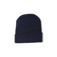 thumbnail image 2 of City Caps New York Bleu Marine Tuque d'Hiver à Revers, 2 of 2