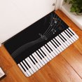 thumbnail image 4 of Waterproof Bathroom Mat, Kitchen Mat, Water Absorbent Musical Note Printing For Bathroom Floor Toilet Kitchen, 4 of 8
