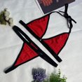 thumbnail image 1 of XZNGL Women Sexy Transparent Underwear Sling Solid Color Shortened Underwear Set, 1 of 1