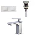 thumbnail image 1 of American Imaginations 59-in. W 1 Hole Ceramic Top Set In White Color - Overflow Drain Incl. AI-32793, 1 of 9