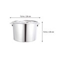 thumbnail image 2 of 1Pc Stainless Steel Soup Pot Thick Water Bucket Rice Porridge Bucket with Lid, 2 of 8