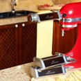 thumbnail image 4 of Pasta Attachment for KitchenAid Stand Mixer Included Pasta Sheet Roller, Spaghetti Cutter and Fettuccine Cutter Pasta Maker Stainless Steel Accessories 3Pcs by Gvode, 4 of 5