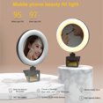 thumbnail image 2 of Mobile Phone Selfie Fill Light Beauty Portable light with Clamp USB Operated 3 Colors Temperature Changing / Dimmable Brightness Adjustable& Illuminating Angle Adjustable for, 2 of 6