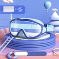 thumbnail image 2 of D-98 A Boy Girl Kids Swimming Goggles Waterproof Large Frame Diving Set With Swim Cap High Definition For Pool Fun #AOKKe, 2 of 5