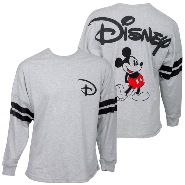 Disney Mickey Mouse Express Disney Gris Chandail à Manches Longues - Grand