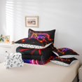 thumbnail image 4 of Erosebridal Gradient Gamepad Bed in a Bag Twin size, Abstract Geometric Bed Set, Gaming Room Decor, Reversible, 4 of 5