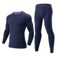 thumbnail image 1 of Men's Thermal Underwear Set Lined Base Layer Soft Warm Winter Long Top Bottom For Cold Weather, 1 of 3