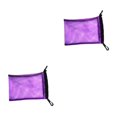thumbnail image 1 of maskred Compact Dive Swimming Drawstring Mesh Bag for Diving Snorkel Gear Purple 9 Inch x 6.5 Inch 2Set, 1 of 6
