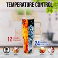 thumbnail image 4 of Gobelet en Acier Inoxydable de 40 oz avec Couvercle à Paille – Rétention Chaude et Froide de 24+ Heures, Conception Étanche au Quart de Tour, Compatible avec Porte-Gobelet – Buttercup, 4 of 10
