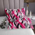 thumbnail image 3 of Erosebridal Abstract Stripe Coverlet Set King,Modern Lines Bedding Set,Contemporary Art Decor,Breathable,3 Pieces, 3 of 5