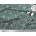 thumbnail image 2 of Soimoi Green Poly Georgette Fabric Arrow & Diamond Geometric Print Fabric by Yard 42 Inch Wide, 2 of 5