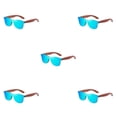 thumbnail image 3 of Decodeary Protection Bois Mode Lentille Colorée Options Monture Légère Bleu 5Ensemble, 3 of 6