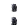 thumbnail image 1 of QualitChoice Fishing Bag Waterproof Double Shoulder Backpack Hiking Reel Pouch Large Capacity Fish Tackle Bags Outdoor Camping Black 2PCS, 1 of 6