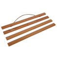 thumbnail image 2 of HURRISE Modern Magnetic Wooden Photo Frame DIY Custom Poster Scroll Prints Artwork Hanger Teak Wood, 2 of 7