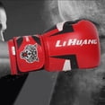 thumbnail image 2 of Gants d'Entraînement de Boxe pour Hommes et Femmes, Sparring, Kickboxing, GYM, Punching, Once, Gants de Boxe 12 Oz Rouge, 2 of 9
