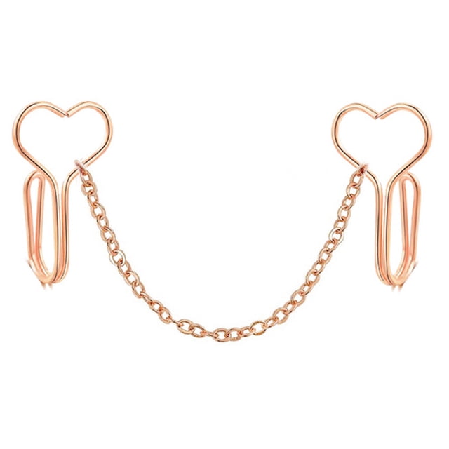 Stainless Steel Nose Chain: Non Piercing Nostril Chain Nose Jewelry for Women