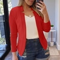 thumbnail image 1 of AherBiu Cardigan pour Femmes Léger Décontracté 2025 Mode Automne Hiver Extérieur Coupe Ajustée Ouvert à l'Avant Vestes, 1 of 6