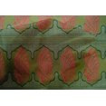 thumbnail image 4 of oneOone Cotton Silk Fabric Peacock Block Printed Fabric 1 Yard 42 Inch Wide, 4 of 4