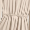 thumbnail image 3 of Gspmoly Robes d'Été pour Femmes, Robe Décontractée Mode pour Femmes à Col Rond à Manches Longues, Robe Longue à Taille, Robes Habillées pour Femmes en Liquidation, 3 of 6