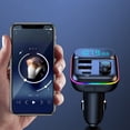thumbnail image 2 of COFEST Lecteur MP3 Intelligent Bluetooth 5.3 pour Voiture, Appel Mains Libres FM Bluetooth, Charge Rapide Intelligente, Lecteur Bluetooth pour Voiture Illimité, Noir, 2 of 8