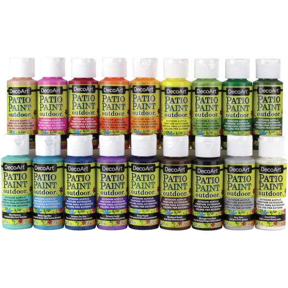 Patio Paint Sampler 18/Pkg-Fan Favorites
