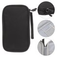 thumbnail image 2 of Shisuyan Travel Cable Organizer Pouch Data Cable Organizer Black 1Set 8.5x5.1in, 2 of 8