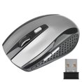 thumbnail image 1 of Computer 2.4Ghz Wireless Optical Mouse Accessories Replacement Home Office with USB Receiver 6 Buttons Gaming Mice 800/1200/1600DPI Desktop PC Laptop Accessories Grey, 1 of 7