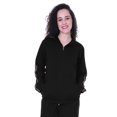 thumbnail image 2 of Moomaya Veste Zippée Unie pour Femmes, Haut de Jogging à Manches Longues avec Poches, 2 of 7