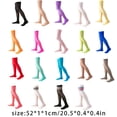 thumbnail image 3 of yingyy 1 Paire de Chaussettes Hautes 52 cm Élasticité Style Preppy Chaussettes Hautes Cosplay Rose Rouge 1Ensemble, 3 of 6