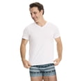 thumbnail image 1 of Jockey T-Shirt de Dessous à Col en V Extensible en Coton Frais pour Homme, 1 of 6