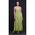 thumbnail image 5 of Bimba Robe Longue Maxi à Bretelles Spaghetti Ajustables Imprimée d'Oiseaux, Tenue de Plage d'Été - Très Petit, 5 of 5