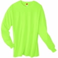 thumbnail image 2 of Hanes TAGLESS Men`s Long-Sleeve T-Shirt - Best-Seller, M, Lime, 2 of 4