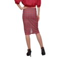 thumbnail image 3 of Moomaya Jupe Imprimée Longueur Genou pour Femmes Grande Taille Jupe en Poly Spandex, 3 of 6