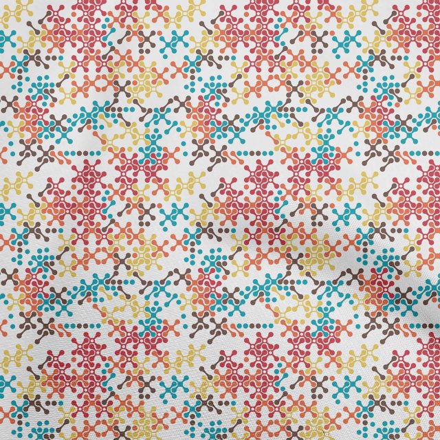 oneOone Cotton Cambric Red Fabric Abstracts Craft Projects Decor Fabric Printed By The Yard 56 Inch Wide