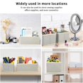 thumbnail image 4 of 8pcs Sock Storage Box Space Saving Drawer Organizer Foldable Office Wardrobe Storage Bin Non-Woven Cloth Storage Cube for Home Office, 4 of 8