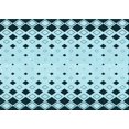 thumbnail image 1 of Ahgly Company Machine Washable Indoor Rectangle Transitional Aquamarine Stone Green Area Rugs, 6' x 9', 1 of 7