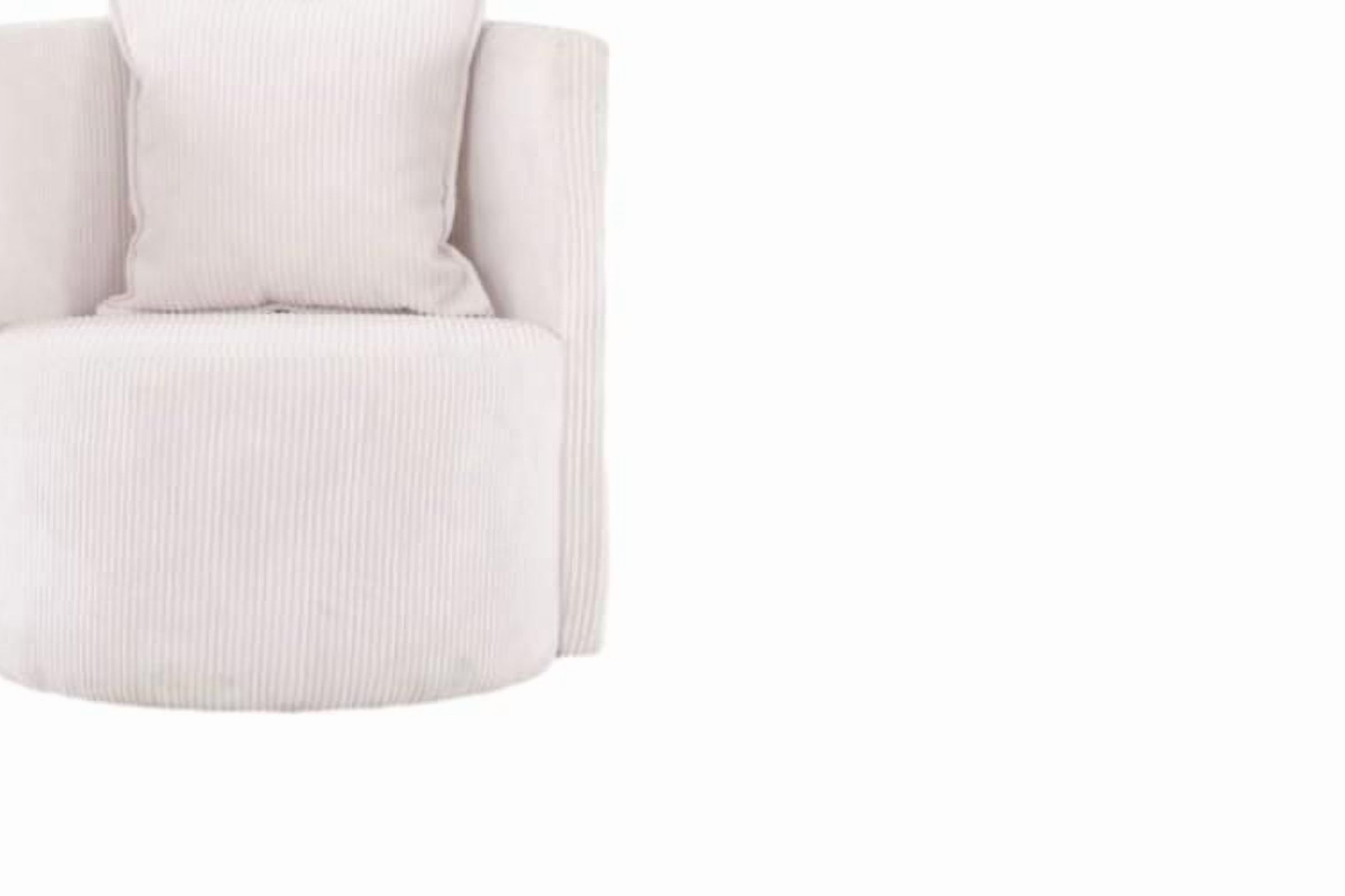 Chaise d'appoint Monica, Blanche
