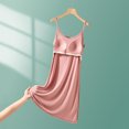 thumbnail image 4 of Robe Nuisette Sans Manches à Col Rond pour Femmes pour Dormir et Se Détendre, Douce, Confortable, Coupe Ample, Tenue d'Intérieur, 4 of 9