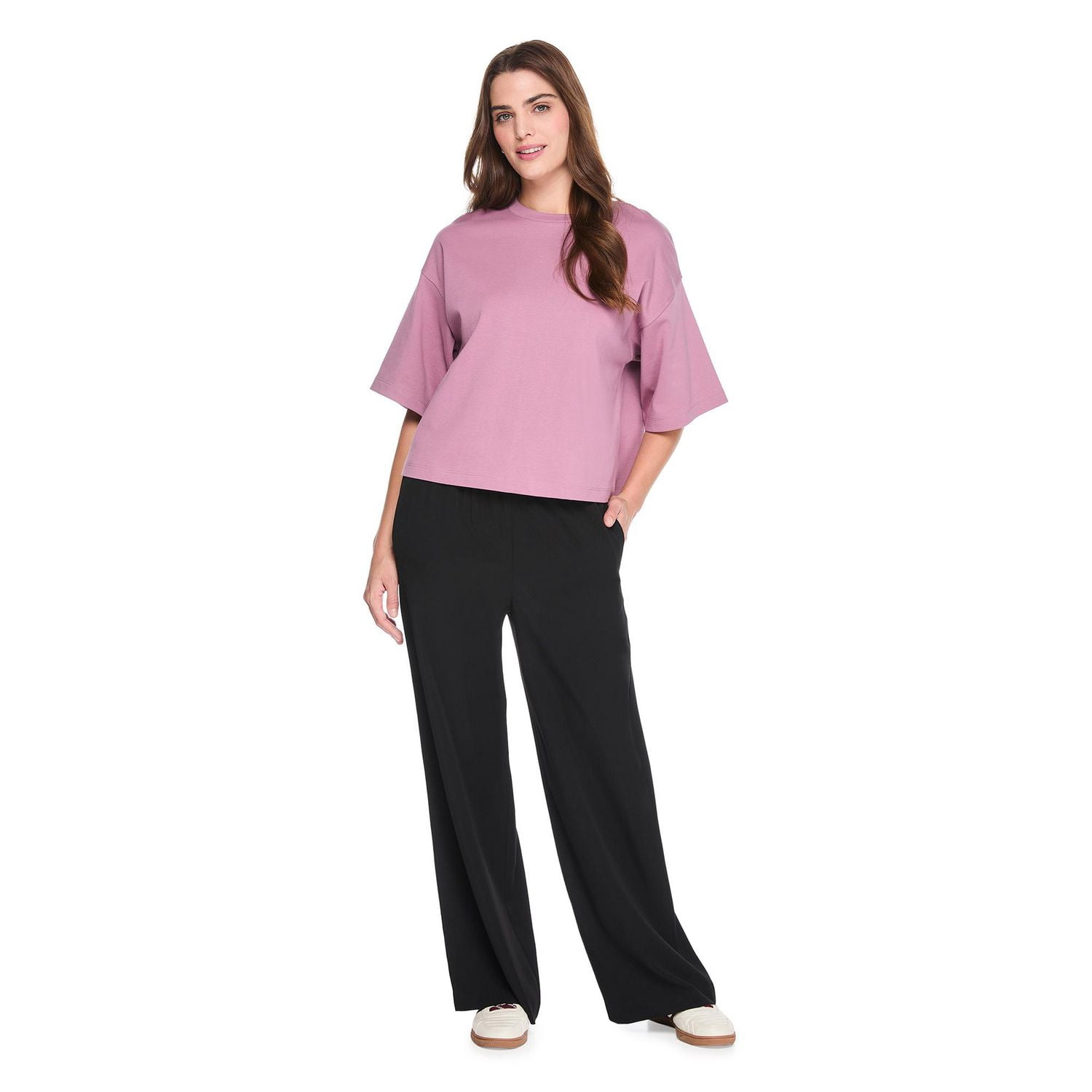 Pantalon enfilable à jambe large enfiler George pour femmes
