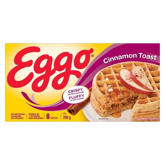EGGO Cinnamon Toast Waffles, 280g (8 waffles), 280g, 8 waffles