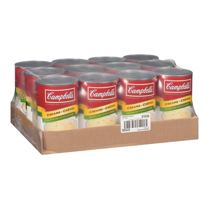 Campbell's Condensed Cream of Chicken Soup 1.36 L/48oz (12 pack)
