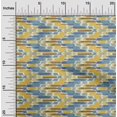 thumbnail image 1 of oneOone Cotton Poplin Fabric Chevron Kasuri Print Fabric BTY 56 Inch Wide, 1 of 4