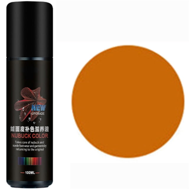 Suede Color Restorer & Protector for Shoes Bags Jackets, 75ml Leather Revitalizer Spray with Applicator, Fade Repair Solution